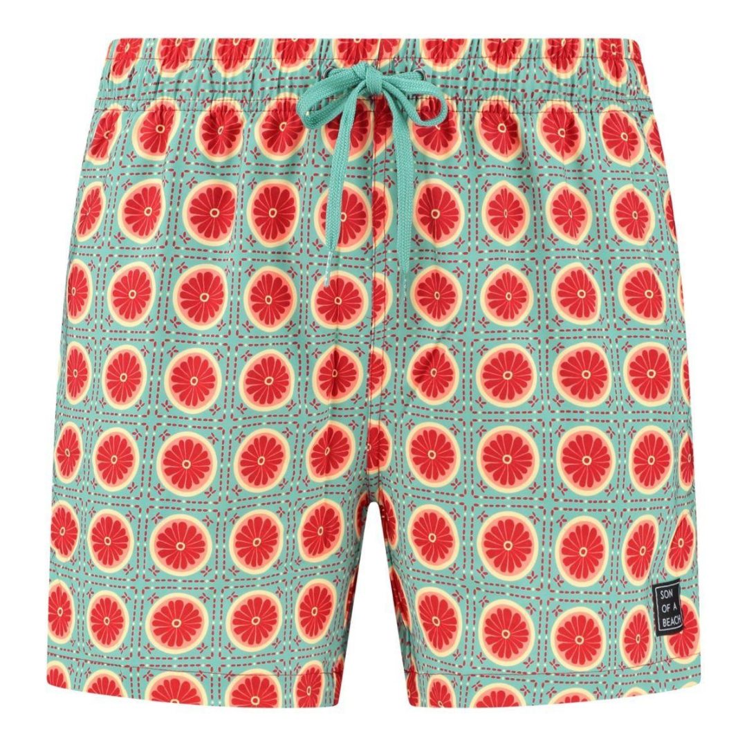 Nepal, Red, Boys Swim Shorts