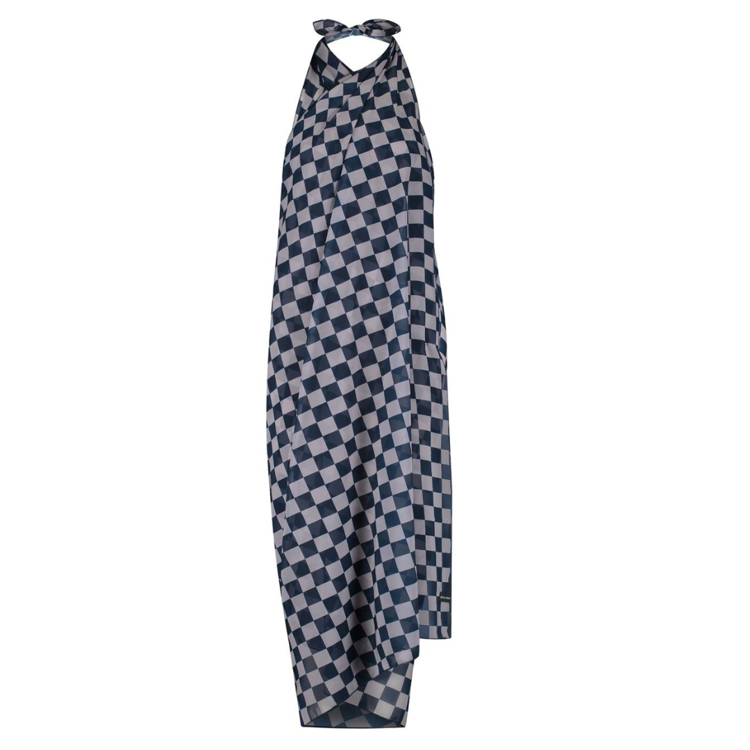 Check, Blue, Women's shawl