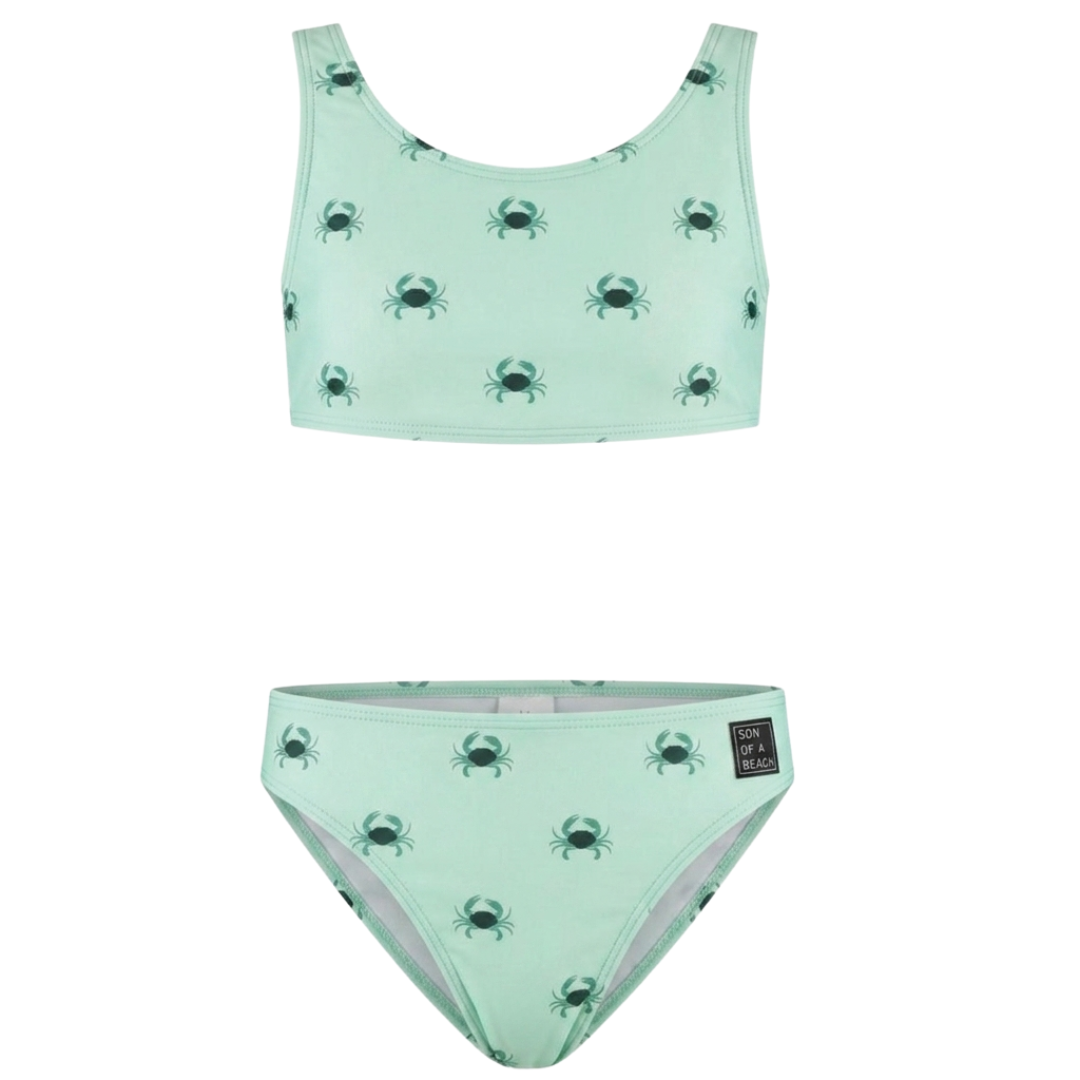 Crab, Green, Girls bikini