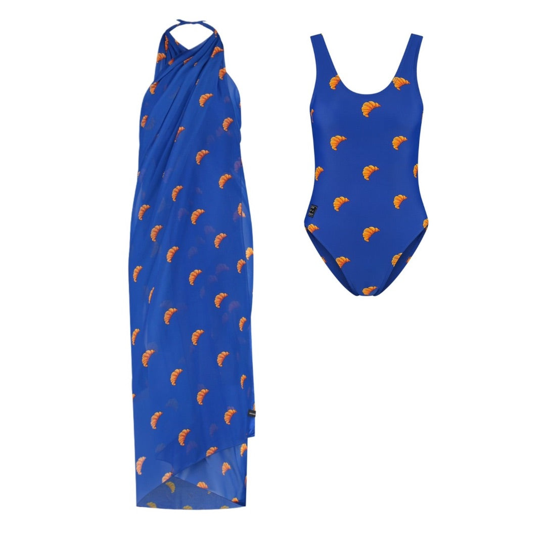 Croissant, Ladies Swimsuit/wrap