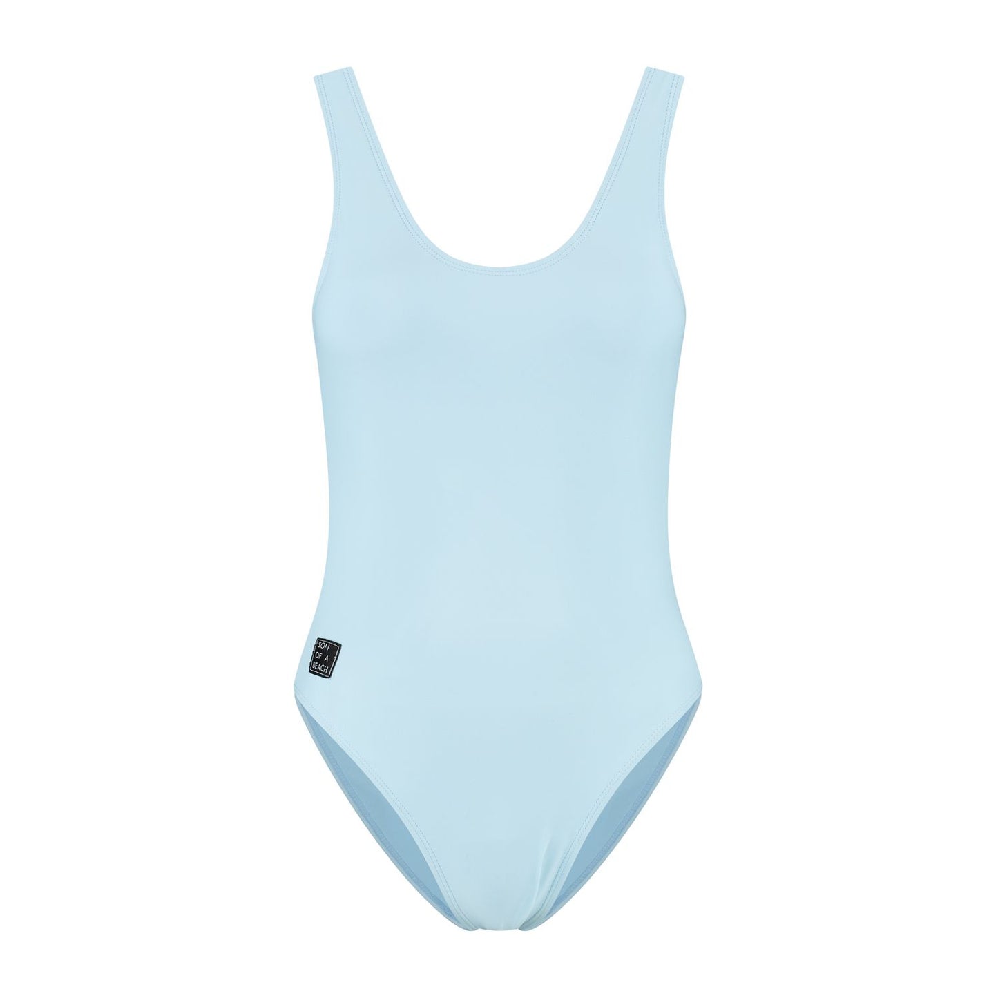 Solid, Light Blue, Women's Swimsuit