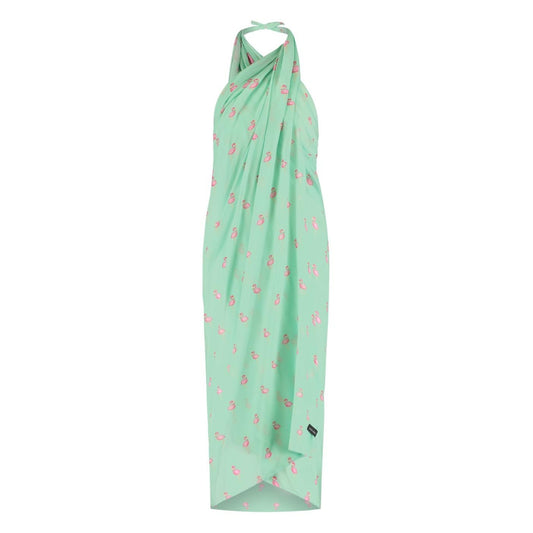 Flamingo, Green, Ladies shawl