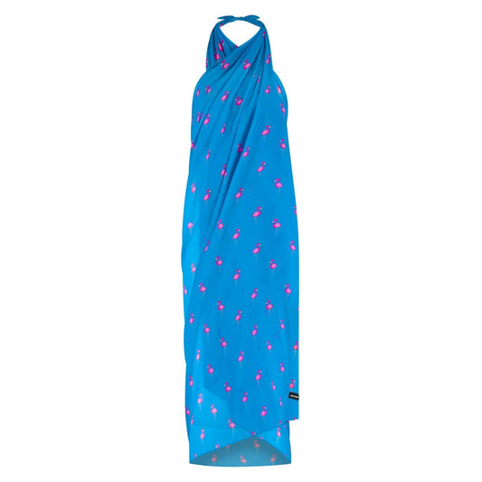 Flamingo, Royal Blue, Ladies Shawl