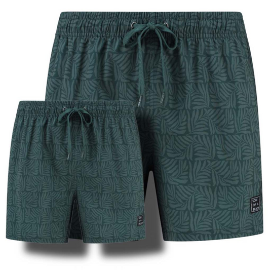 Brittany, Green, Father and son swim shorts