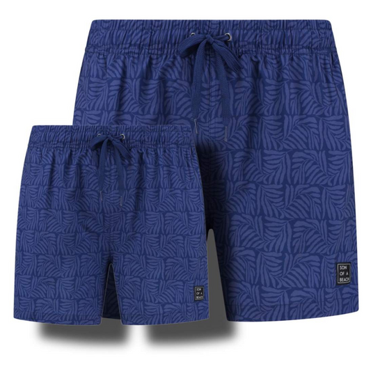 Brittany, Dark blue, Father and son swim shorts
