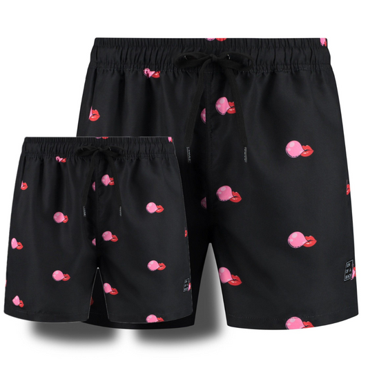 Bubblegum, Father and son swim shorts