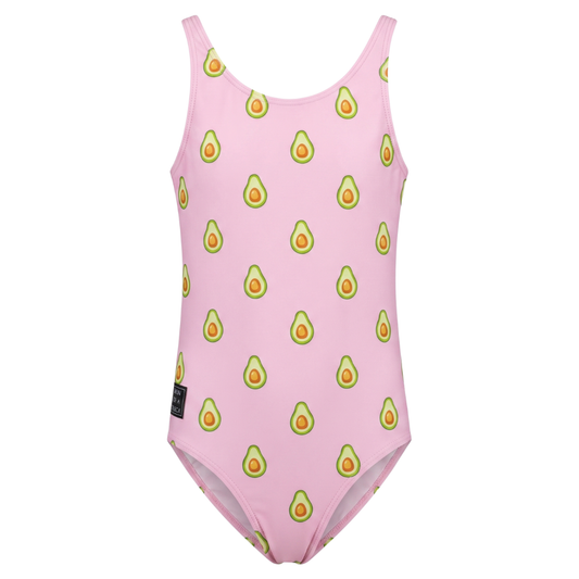 Avocado, Pink, Girls Swimsuit