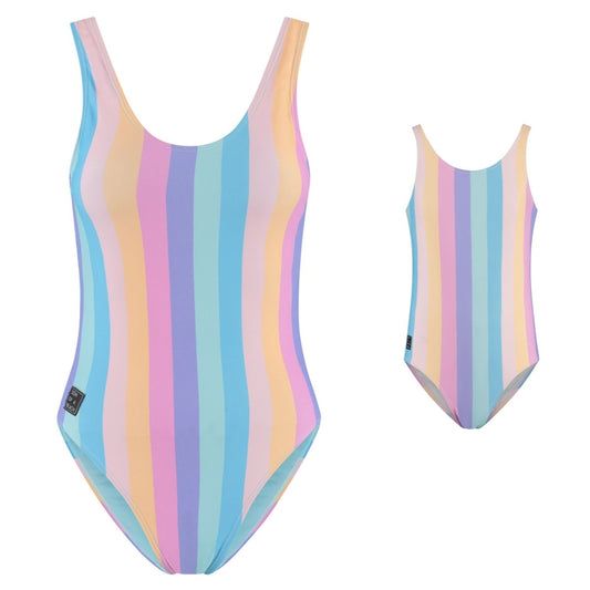 Rainbow, Mother and daughter swimsuit