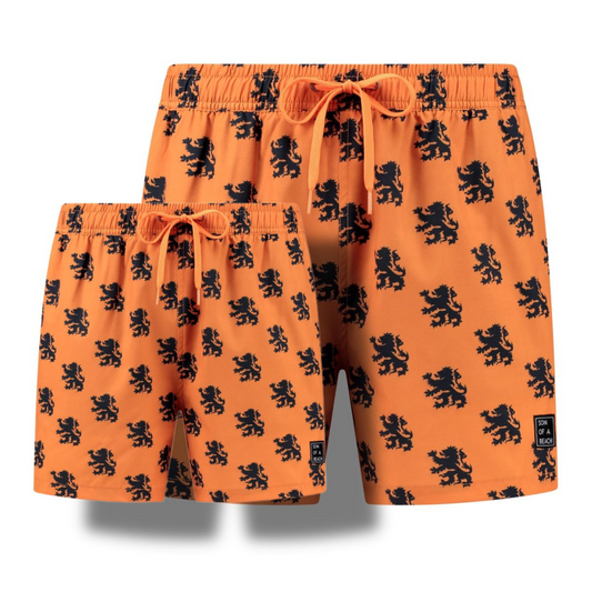 Orange Lion, Father and son swimming trunks