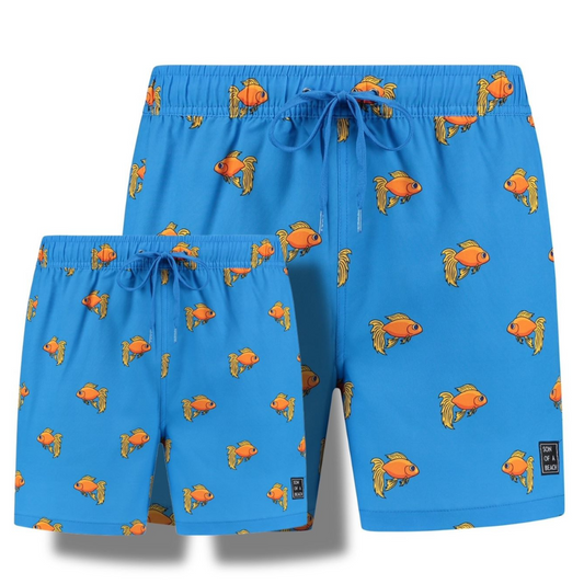 Goldfish, Father and son swim shorts