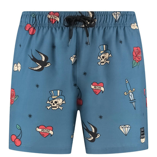 Tattoo, Men's swimming trunks