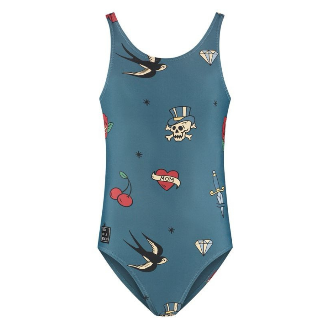 Tattoo, Girls swimsuit