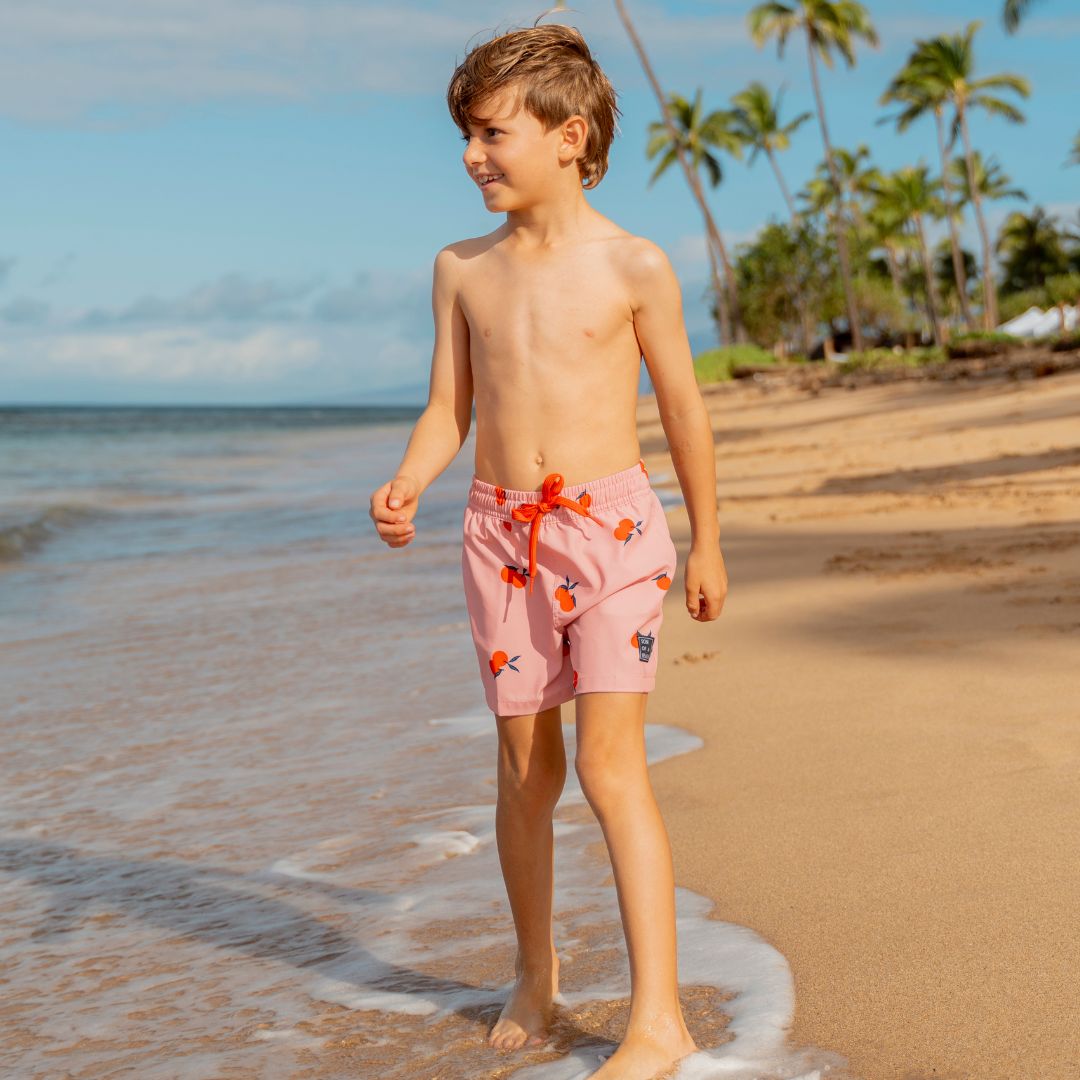 Orange, Orange, Father and son swim shorts