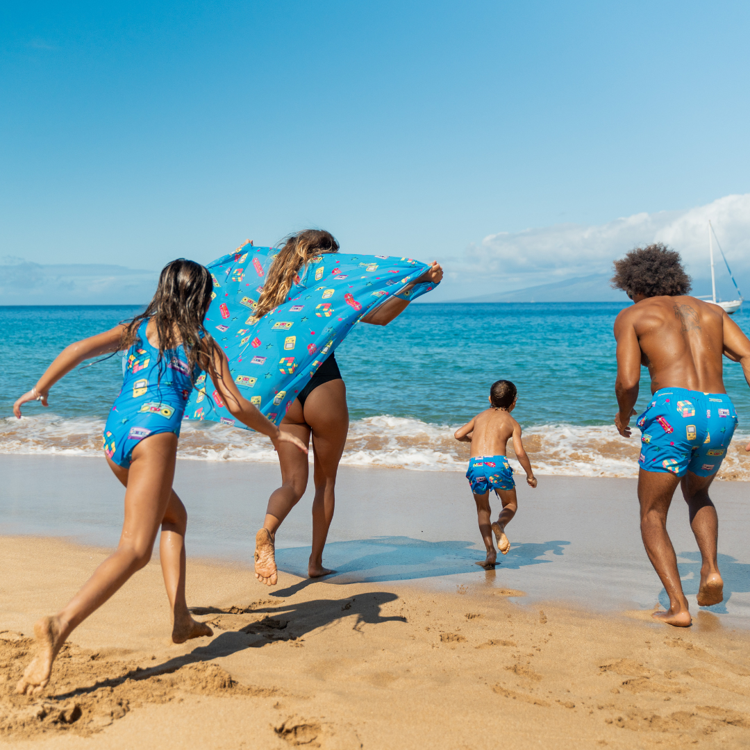 Retro, Father and daughter swimwear