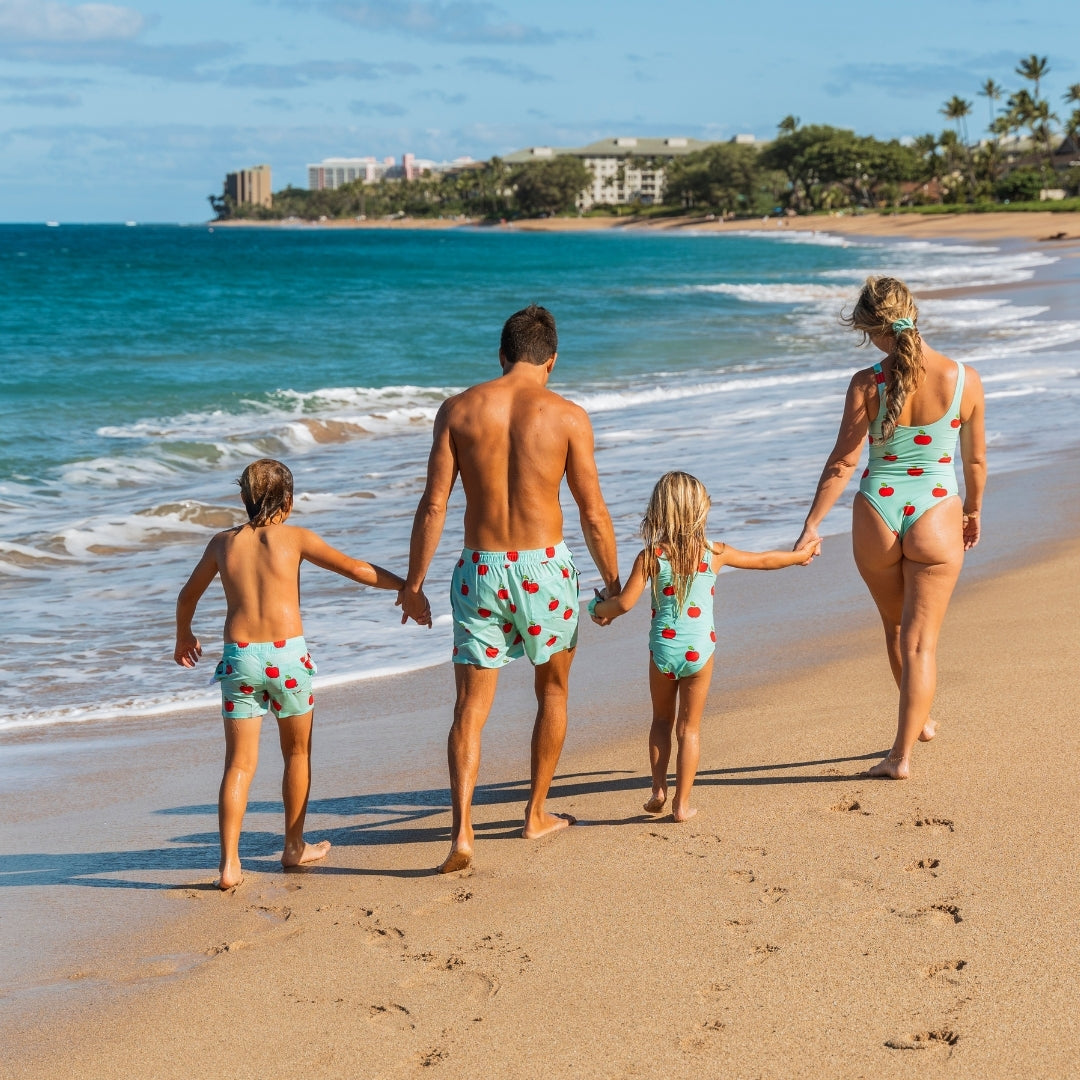 Apple, Father and daughter swimwear