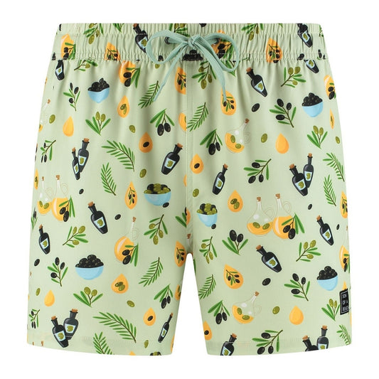 Olive, Men's swimming trunks