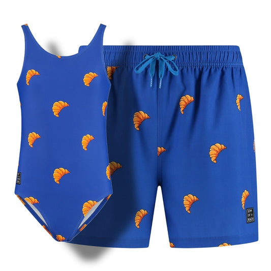 Croissant, Father and daughter swimwear