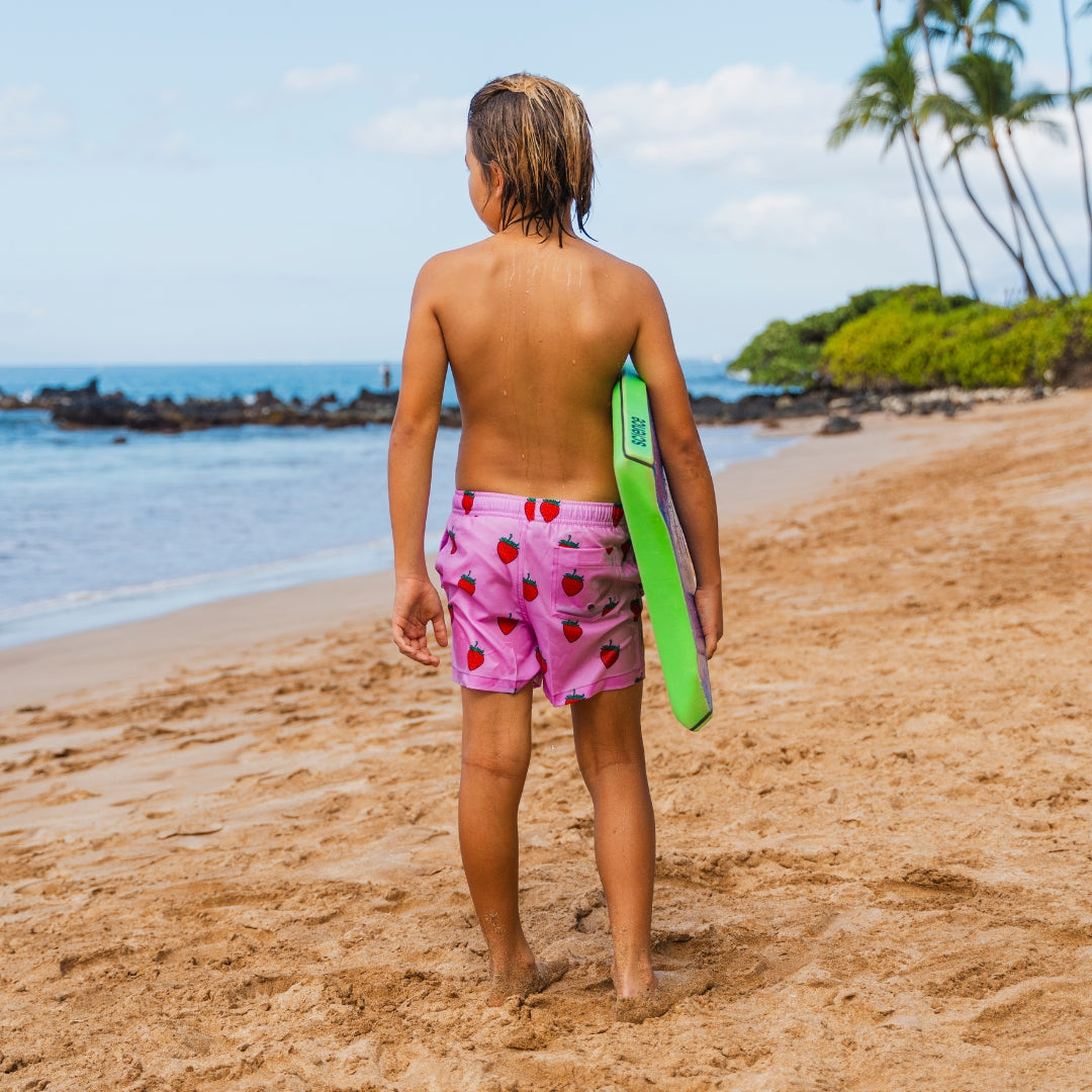 Strawberry, Mother and son bikini/swimming trunks