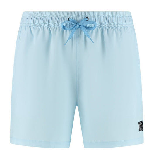 Solid, Light Blue, Men's Swim Shorts