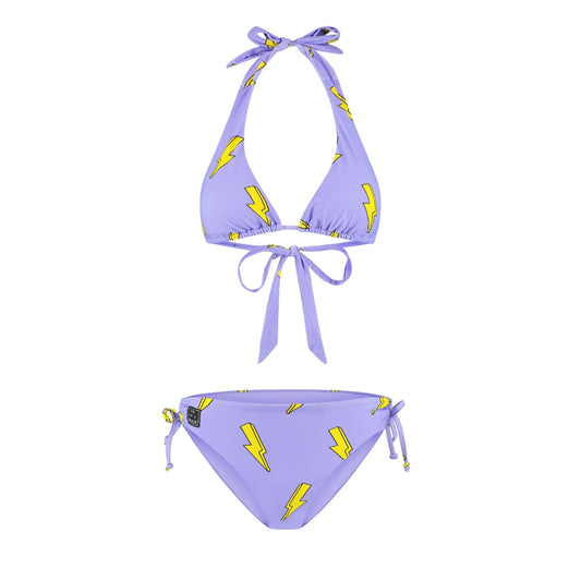 Lightning, Purple, Women's Bikini