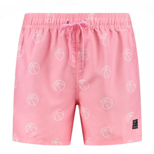Beachball, Pink, Boys Swim Shorts