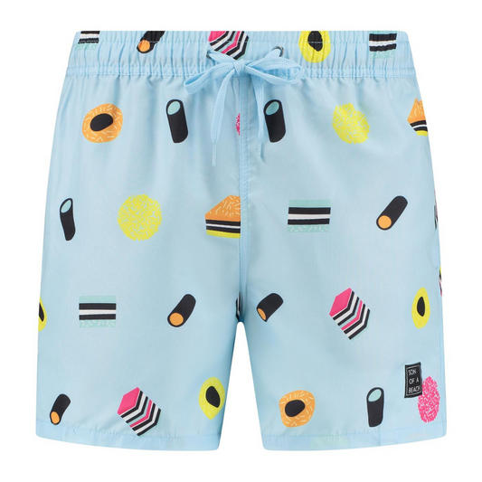 English licorice, Boys swimming trunks
