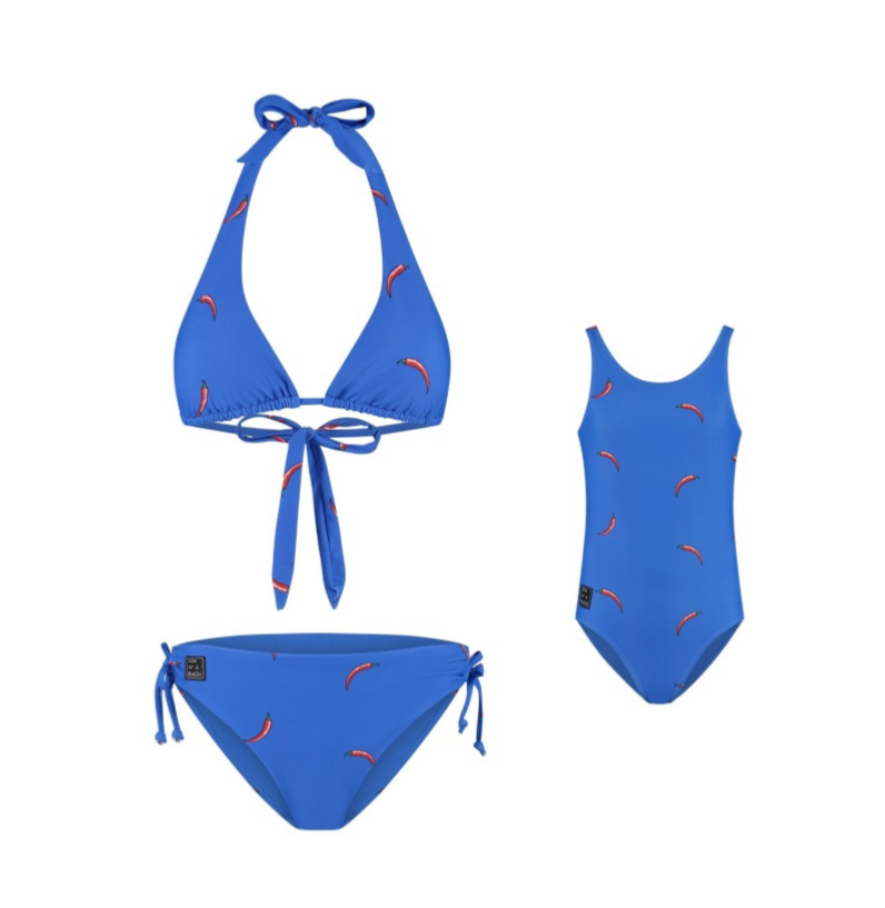 Chili Pepper, Mother and Daughter Bikini/Swimsuit