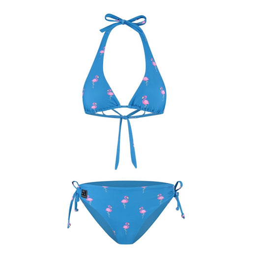 Flamingo, Royal Blue, Women's Bikini