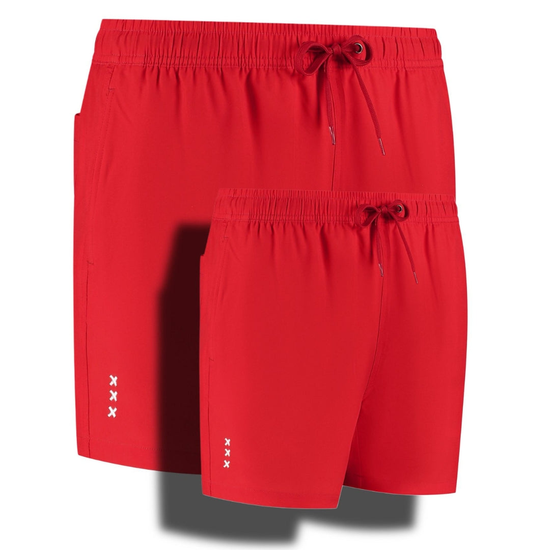 Solid, Rood XXX, Vader en zoon zwembroek